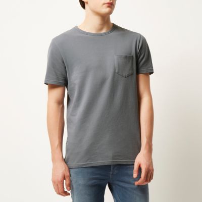Grey pocket t-shirt